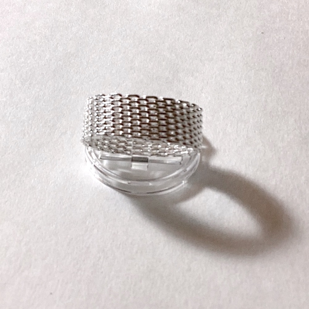 Woven Bendable Ring In Silver Plated - image 2